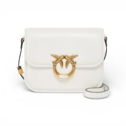 Borsa donna media a spalla Love Bag Box in nappa
