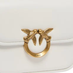 Borsa donna media a spalla Love Bag Box in nappa