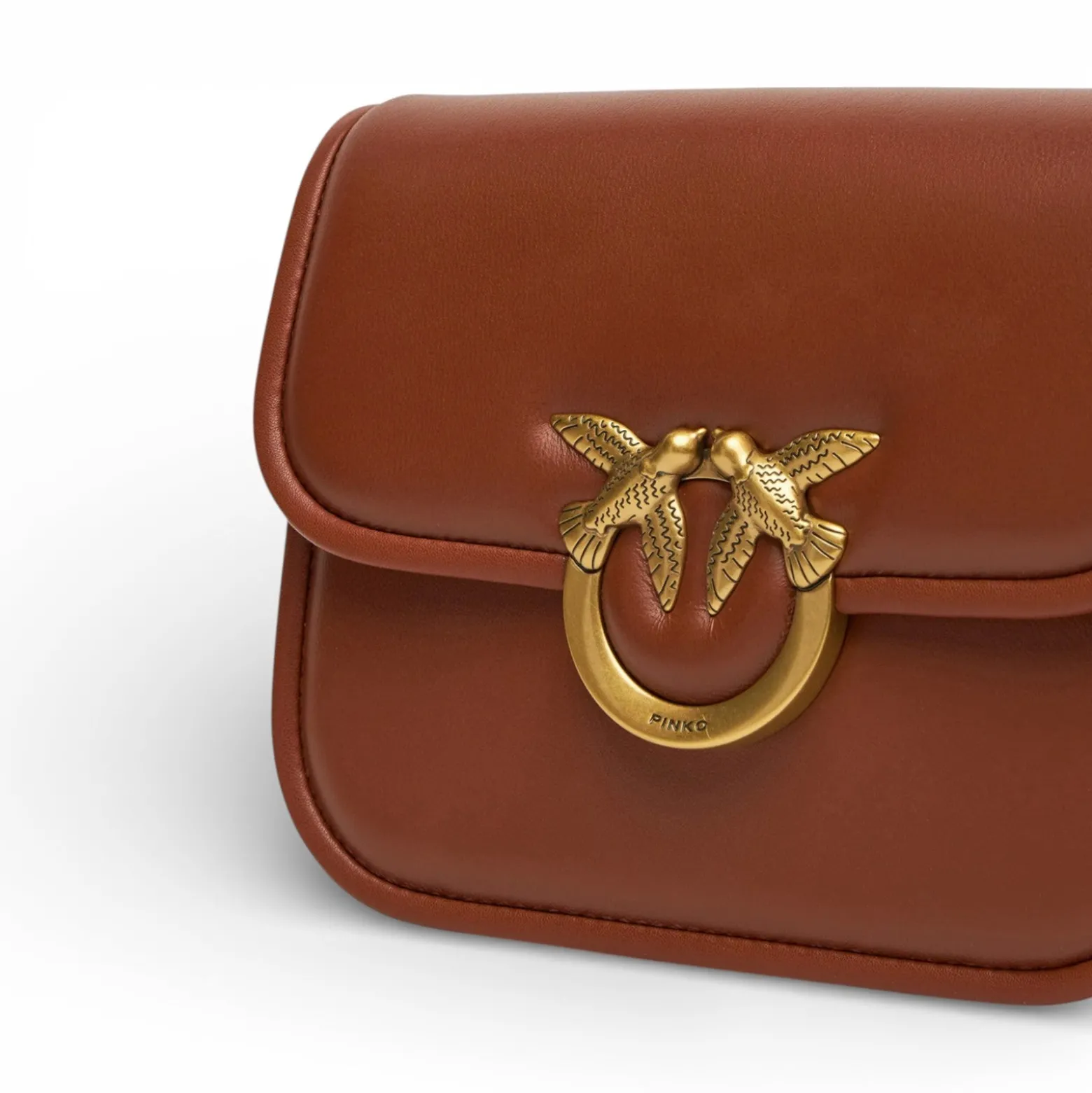 Borsa donna media a spalla Love Bag Box in nappa