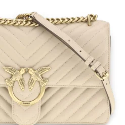Borsa media a tracolla Love Bag One Chevron