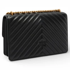 Borsa media a tracolla Love Bag One Chevron