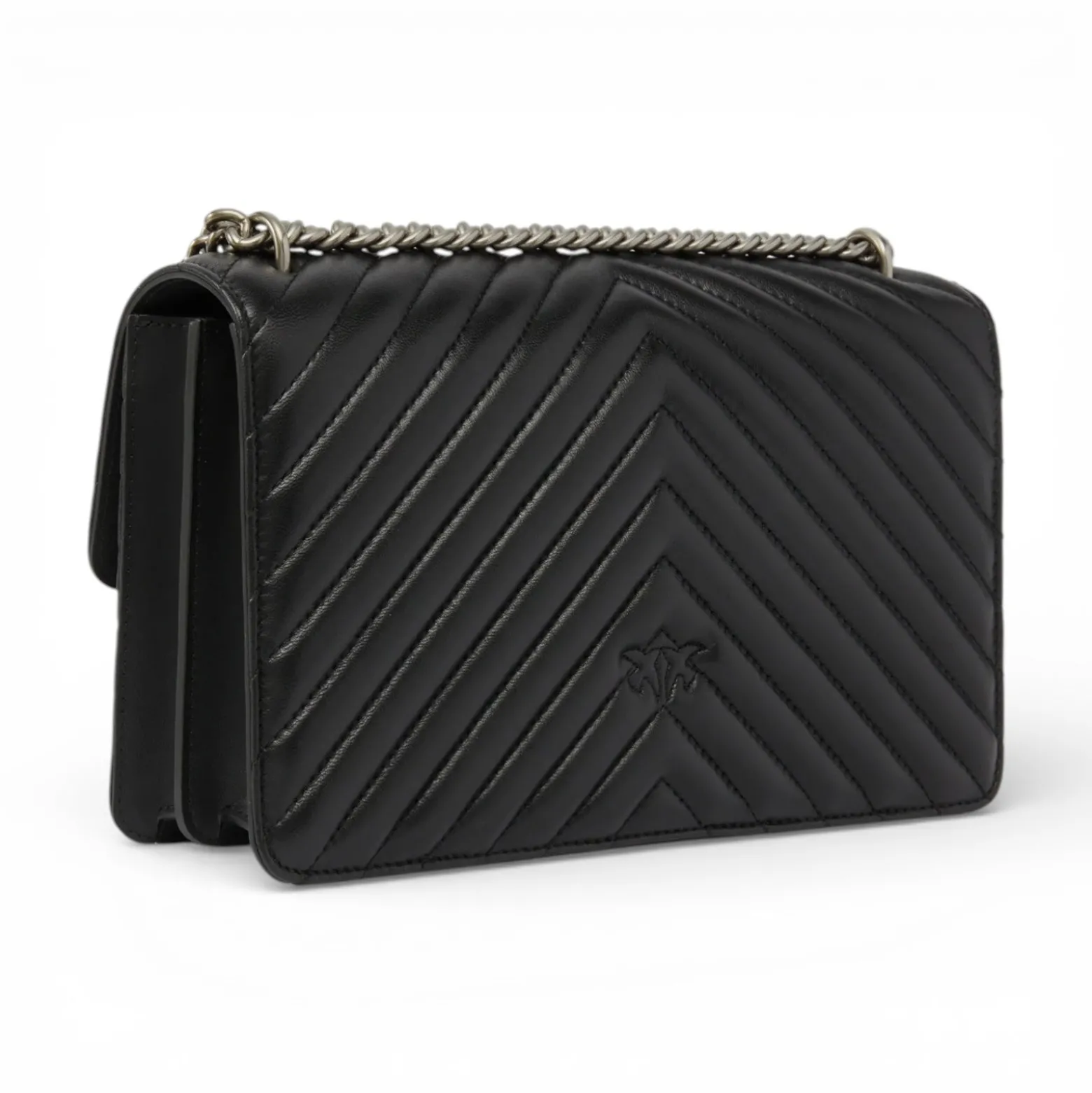 Borsa media a tracolla Love Bag One Chevron