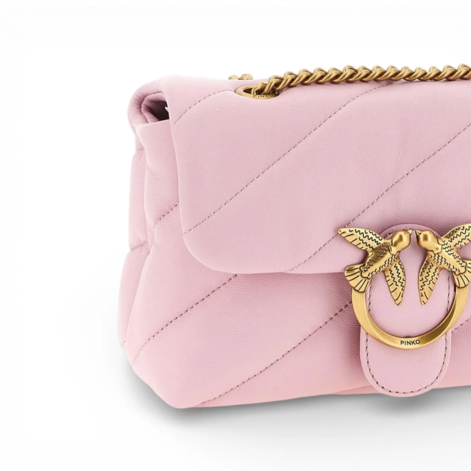Borsa piccola a tracolla Love Bag Puff Maxi Quilt