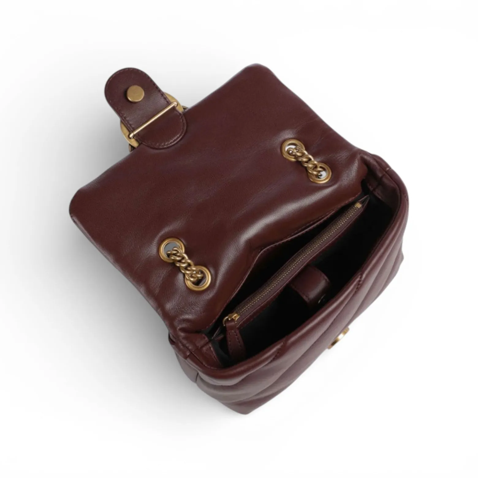 Borsa piccola a tracolla Love Bag Puff Maxi Quilt