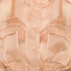 Caban donna cropped in seta