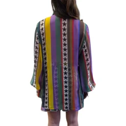Camicia donna a strisce con stelle