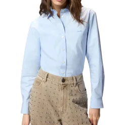 Camicia donna boxy in popeline