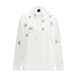 Camicia donna Carley Pinko in cotone con strass