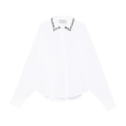Camicia donna con cristalli