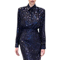 Camicia donna full paillettes