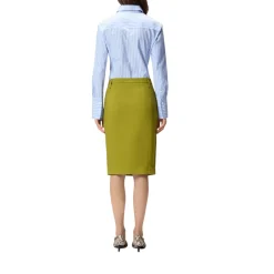 Camicia donna in cotone a righe con logo