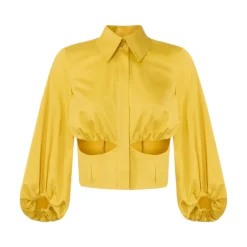 Camicia donna in cotone stretch
