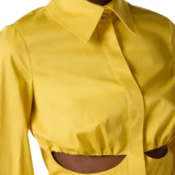 Camicia donna in cotone stretch