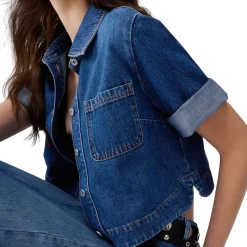 Camicia donna in denim