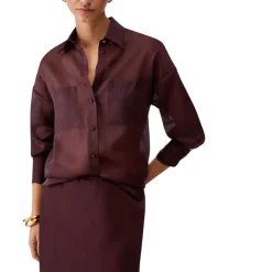 Camicia donna in organza
