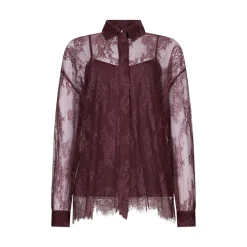 Camicia donna in pizzo chantilly