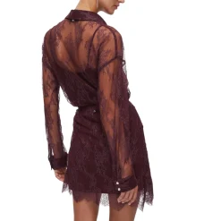 Camicia donna in pizzo chantilly