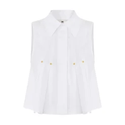 Camicia donna in popeline di cotone