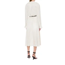 Camicia donna oversize in crêpe fluido
