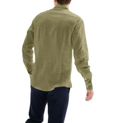 Camicia Uomo Lino Collo alla Francese QB24