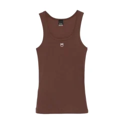 Canotta donna con applicazione dorata Love Birds