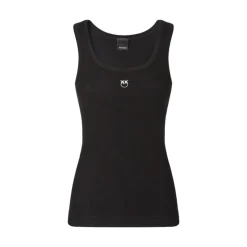 Canotta donna con applicazione dorata Love Birds