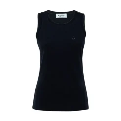 Canotta donna in jersey con logo