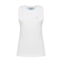 Canotta donna in jersey con logo