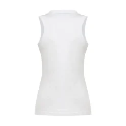 Canotta donna in jersey con logo