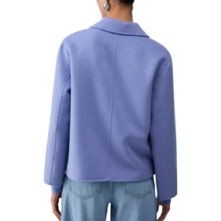 Cappotto donna corto in panno double
