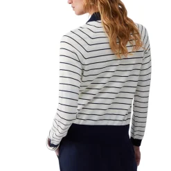 Cardigan donna a righe