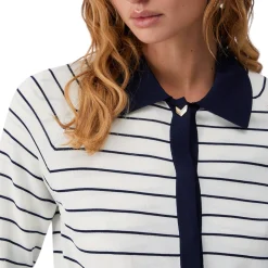 Cardigan donna a righe