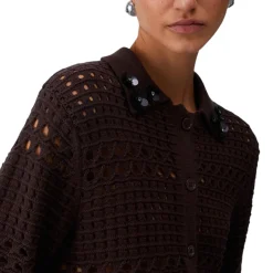 Cardigan donna in crochet