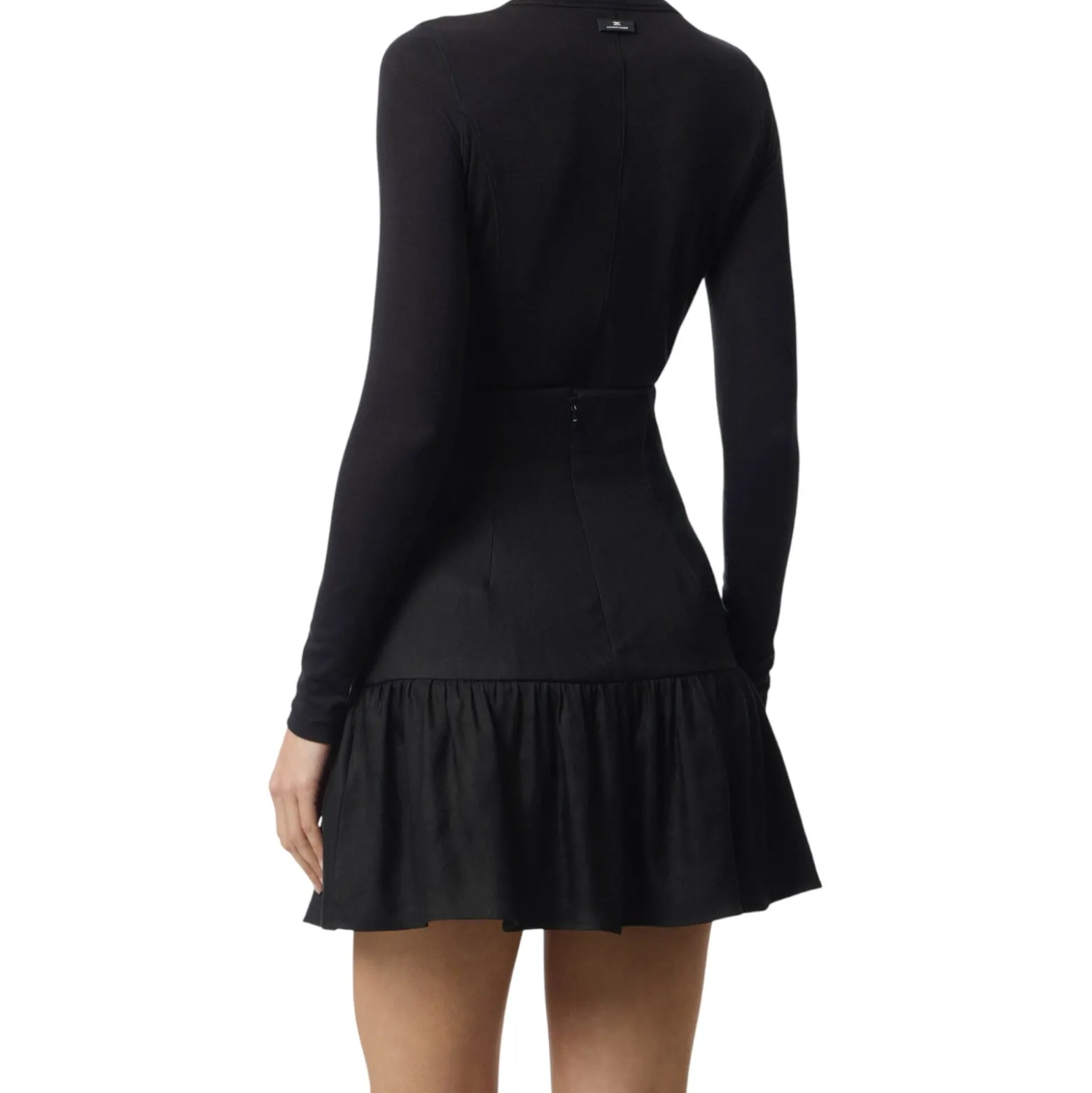 Cardigan donna in jersey leggero con logo ricamato