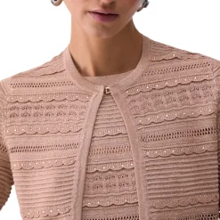 Cardigan donna traforato