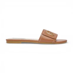 Ciabatte donna flat in pelle