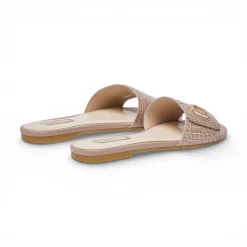 Ciabatte donna flat stampa cocco