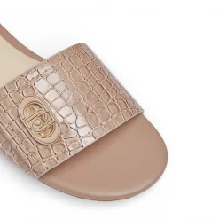 Ciabatte donna flat stampa cocco