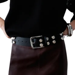 Cintura donna bustier con borchie