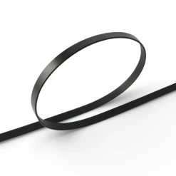 Cintura donna doppio giro in pelle con borchie 1,5 cm