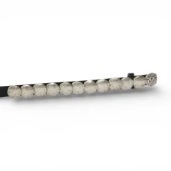 Cintura donna doppio giro in pelle con borchie 1,5 cm