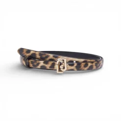 Cintura donna sottile animalier