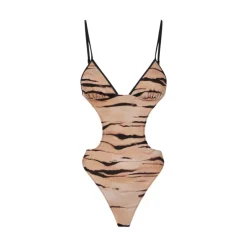 Costume donna con stampa tigre