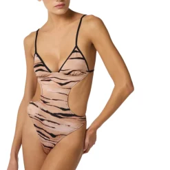 Costume donna con stampa tigre