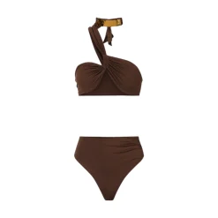Costume donna due pezzi con dettaglio gioiello