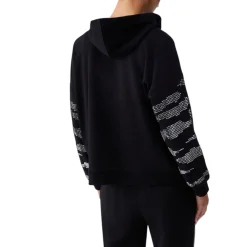 Felpa donna con zip e cappuccio