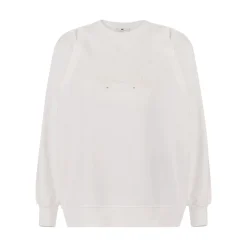 Felpa donna in jersey con cut-out