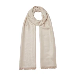 Foulard donna con logo jacquard