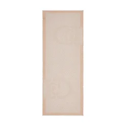 Foulard donna con logo jacquard
