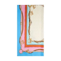 Foulard donna con stampa multicolor